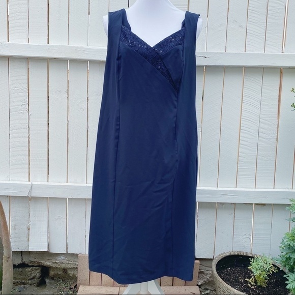 Navy blue Dress Size 16 - Picture 1 of 10